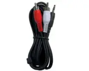 Audio Cables (RCA Red and White Components) 3.5mm (1/8") Straight Connector