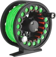2+1BB Large Arbor Fly Fishing Reel Lightweight CNC Machined Aluminum Alloy Fly Fishing Reel with Line
