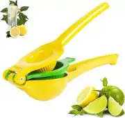 2-In-1 Lemon Lime Squeezer - Hand Juicer Lemon Squeezer Gets Every Last Drop