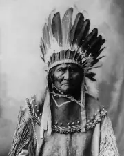 Native American Indian GERONIMO Glossy 8x10 Photo Apache Leader Print Poster