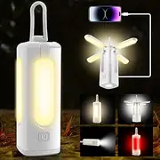 Xkimos Waterproof Camping Lantern,with 8 Brightness, 4000mAh Rechargeable Camping Lights Up to 1200LM , Camping Lantern with Magnetic Base, Rechargeable Camping Lamp,Portable Light for Hiking, Fishing