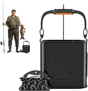 Fishing Bucket,Waterproof Bait Bucket for Fishing | Waterproof Angler Bait Storage 11L, Angling Container for Camping Hiking Outdoor Activities