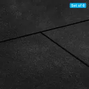 Lifespan CORTEX 10mm Commercial Bevelled Edge Rubber Gym Tile Mat (1m x 1m) Pack of 6