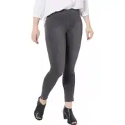 NYDJ Winebs SZ L Sculpt Super Skinny Ankle Jeans with Slits GILT GRAY Denim NWT