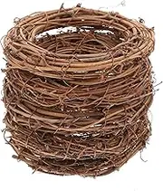 HOMSFOU Autumn Wreath 5pcs Grapevine Wreaths Vine Branch Wreaths Rattan Wreath Form Twig Garlands for DIY Christmas Wall Door Hanging Decor 15cm 5.9 Inch Wreath Base