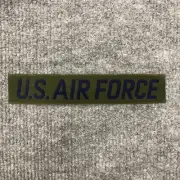 USAF Air Force Surplus Issue Olive Green Subdued Woven Sew on Branch Tape USA N