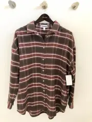 Abound Women's Plaid Shacket Size M