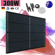 300W Mono Fixed Solar Panel 12V 300 Watt Battery Charger Power Caravan Camping