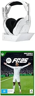 Logitech G Astro A50 X Lightspeed Wireless Gaming Headset and Base Station (White) + EA Sports FC 25 for Xbox (Bundle)