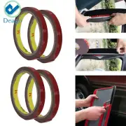 4PC Car Door Edge Trim Tape Molding Tape Adhesive Double Sided Attachment Repair