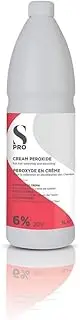 S-PRO Cream Peroxide 6%/20V 1L (Salon Services), Ivory