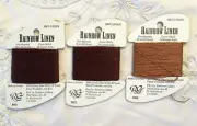 Rainbow Gallery Needlepoint Cross Stich Embroidery Thread Lot of 3 Linen Sweden