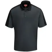 Red Kap Men's Short Sleeve Performance Knit Two-Tone Polo