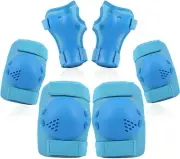 Kids Knee Pads Elbow Pads Wrist Guards 6 in 1 Protective Gear Set Inline Roller