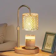 Candle Warmer Lamp, Candle Warmer with Timer Dimmer Height Adjustable, Mom Birthday Gifts for Women, House Warming Gifts New Home Bedroom Decor, Wax Melt Warmer for Jar Candles with 2 Bulbs