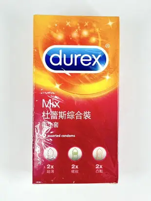 【Durex】杜蕾斯 保險套 超薄裝12入 超薄裝更薄型10入 綜合裝6入 衛生套