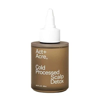 ACT+ ACRE Cold Processed Scalp Detox Oil - Sulfate-Free Care for Flaky, Dry and