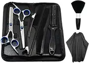 Hair Cutting Shears Hair Cutting Scissors and Thinning Shears Set Professional Haircut Scissors Kit Indoor Hairdressing Set for Barber or Home Use
