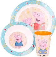 STOR Micro Set 3 PCS Peppa Pig Kindness Counts, Multicoloured, Estándar