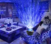 Bedroom-led Star Galaxy Projector Night Light Build-In Bluetooth Speaker Decor.