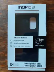 New INCIPIO DualPro Classic for Samsung Galaxy S20 & S20 5G Black fast shipping