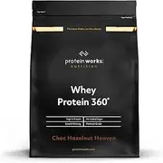 THE PROTEIN WORKS Whey Protein 360 Powder | High Protein Shake | No Added Sugar and Low Fat | Protein Blend | Choc Hazelnut Heaven | 2.4 kg