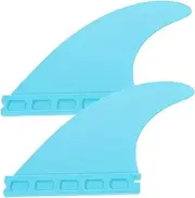 Kisangel Paddle Board Fins 1 Pair Tail Fin Set for Surfboards Improve Tracking Water Stabilizer Easy Install Suitable for Inflatable Boards
