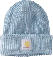 Carhartt Rib Knit Acrylic Ladies Beanie, blue for Women One Size