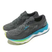 Mizuno Wave Skyrise 4 Grey Blue Men Runner Sports Road Running Shoes J1GC2309-51