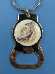Key Chain Metal Bottle Opener ~ NORTH COAST Brewing Co ~ Ft Bragg, CALI. ~ Whale