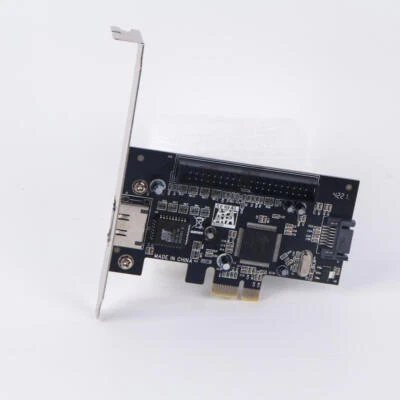 2 Port Express Adapter Converter Card SATA II 2.0 RAID & 1 IDE 3.5" PCI-E PCI