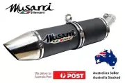 Kawasaki Ninja 250R 2008-2009-2010-2011-2012 Musarri Black slipon exhaust