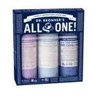 Dr. Bronner's Pure-Castile Soap Liquid 237ml x 3 Pack Baby, lavender, Peppermint