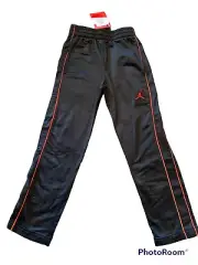 Nike Air Jordan Pants Youth Boys 6 Black Red Jumpman Logo Basketball