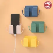 Wall Mounted Holder Storage Box Mobile Phone Remote Control Plug Organizer New