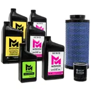 MISHON Full Service Oil Change Kit for Polaris RZR XP 4 Turbo S UTV 2016-2018