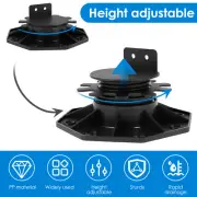 10Pcs Adjustable Plastic Pedestal Paver Deck Support Base Floor Lifting tyxmk