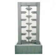 LED Modern Cascade Grey Water Feature Water Fountain MCLST385