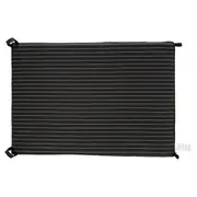 All Day Pinstripe Dog Bed Mat Black