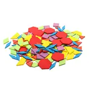155Pcs/Set Wood Blocks Kits Early Bright Education Toys Geometric Shape Jigsaw Puzzle Toy