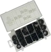 CIYODO Flat Washer Assortment 180pcs Rubber Kit o Heatproof Gasket Sealer for Auto Home