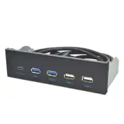 5.25 inch Usb3.1 Gen2 Front Panel Usb Hub 2 Ports Usb3.0+2 Ports Usb2.0+14330