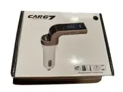 CARG7 Bluetooth Car Kit FM Transmitter MP3 Music Player SD USB Charger