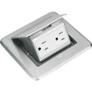 NEWHOUSE ELECTRIC Pop-Up Floor Outlet, Electrical Box for Wood Sub-Flooring