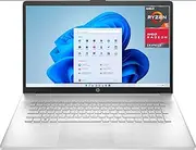 2021 Newest Ultrathin HP Laptop, 17.3" FHD (1920 x 1080) IPS Display, AMD Ryzen 5 5500U( Beats i7-1065G7), AMD Radeon Graphics, Fingerprint, Windows 11, HD Camera (32GB RAM | 1TB PCIe SSD)