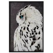 Snow Owl Framed Print 120x80cm