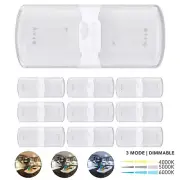 RV LED Ceiling Light Double Dome with Built in Touch Dimmer Multi Color 10 PACK