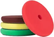Pro 5" RO DA Buffing Polishing Pad Buffer Pads Hook and Loop Buffing Foam Pads