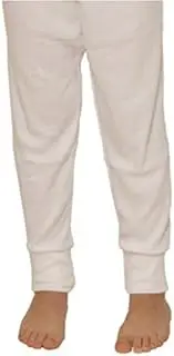 [Octave] Boys Thermal Underwear Long Johns/Pants/Long Underwear (9-11 yrs [Waist: 22.5 inches], White)