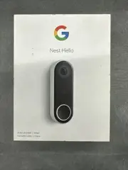 Nest Hello Video Doorbell HD Streaming Smart Two Way Talk Wifi Wired (NC5100EF)